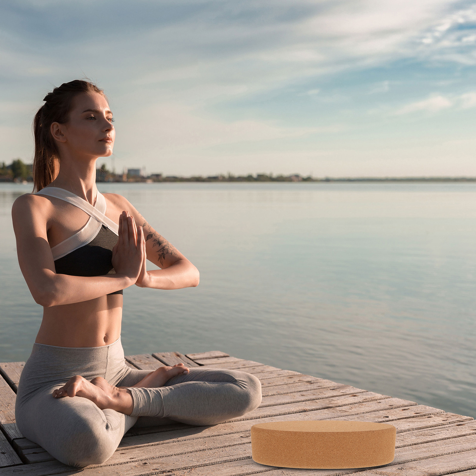 Yoga Block Cork - Bloco de Yoga Oval de Cortiça