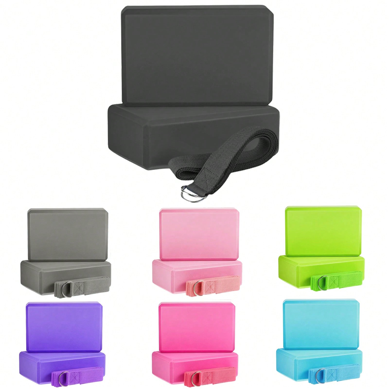 Yoga Block Cork - Pacote com 2 blocos de espuma