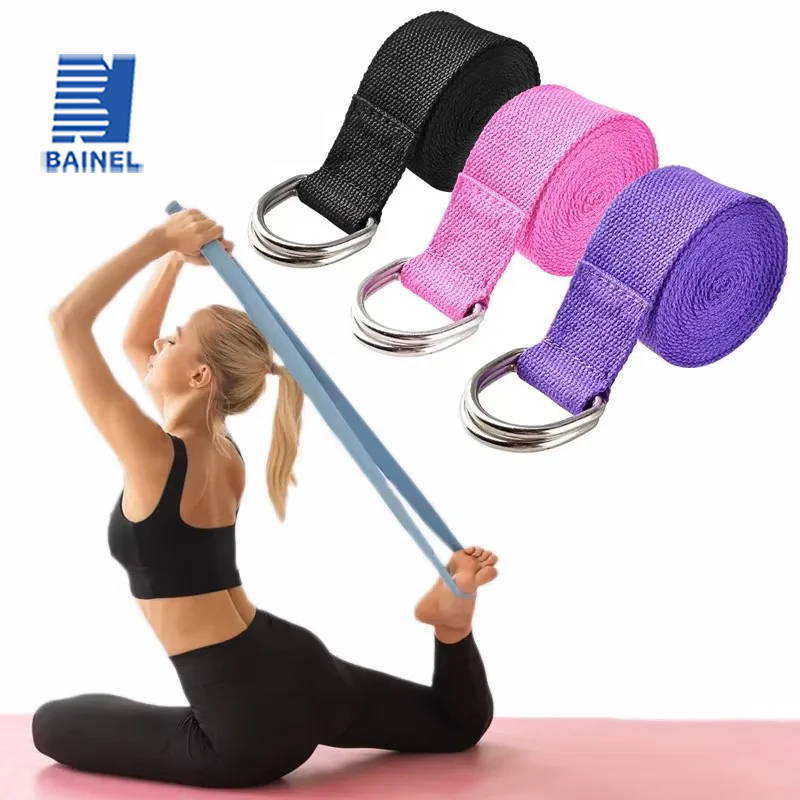 Pilates Yoga Ring Exercises - 183*3.8cm cinta de yoga algodão exercício