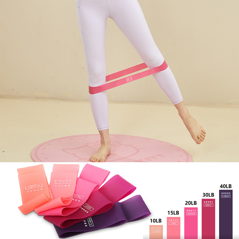 Pilates Yoga Ring Exercises - Esporte yoga resistência loop banda musculação