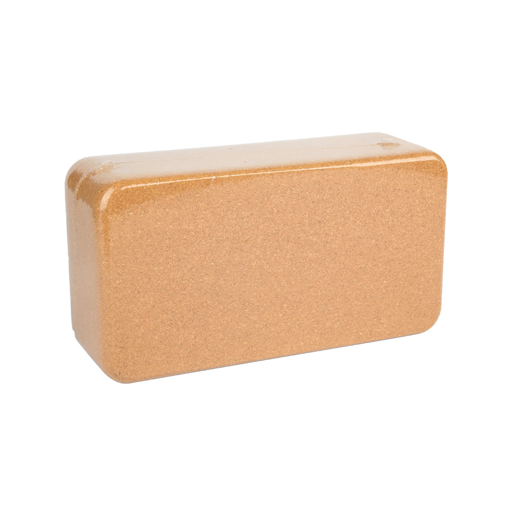 Yoga Block Cork - Tijolo de ioga sólido de alta