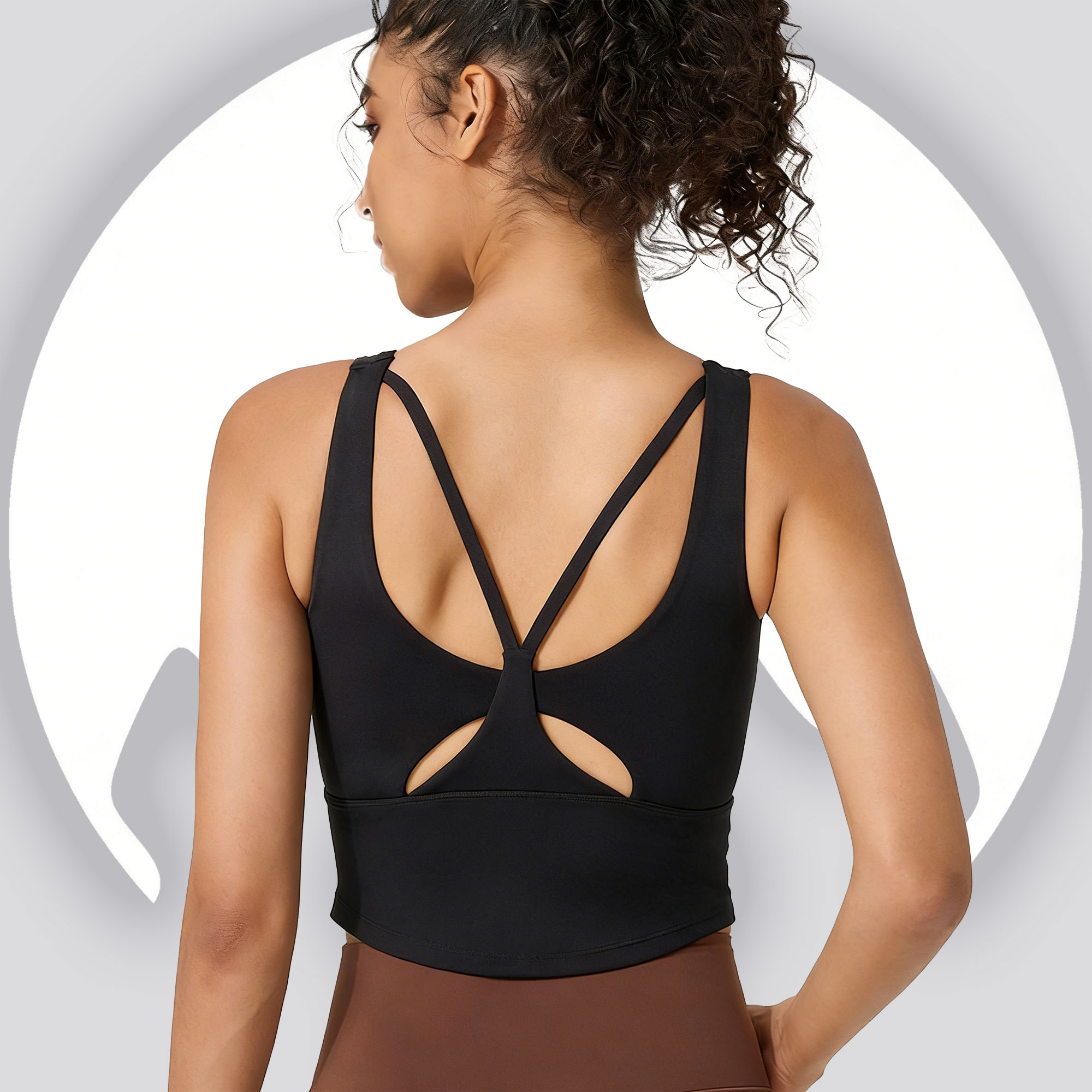 Pilate Yoga Workout - Sutiã Esportivo Feminino com Bojo Fixo