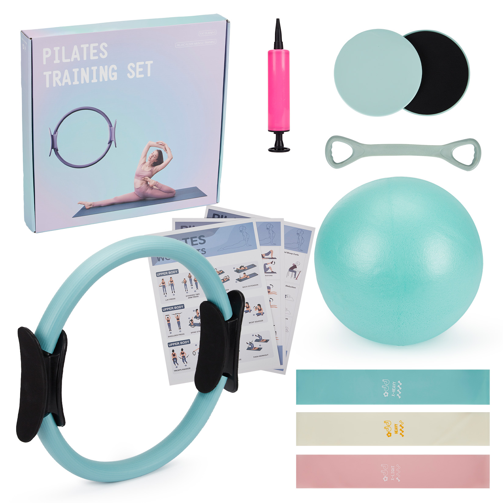 Pilates Yoga Barı - Conjunto de Treinamento de Pilates, Anel