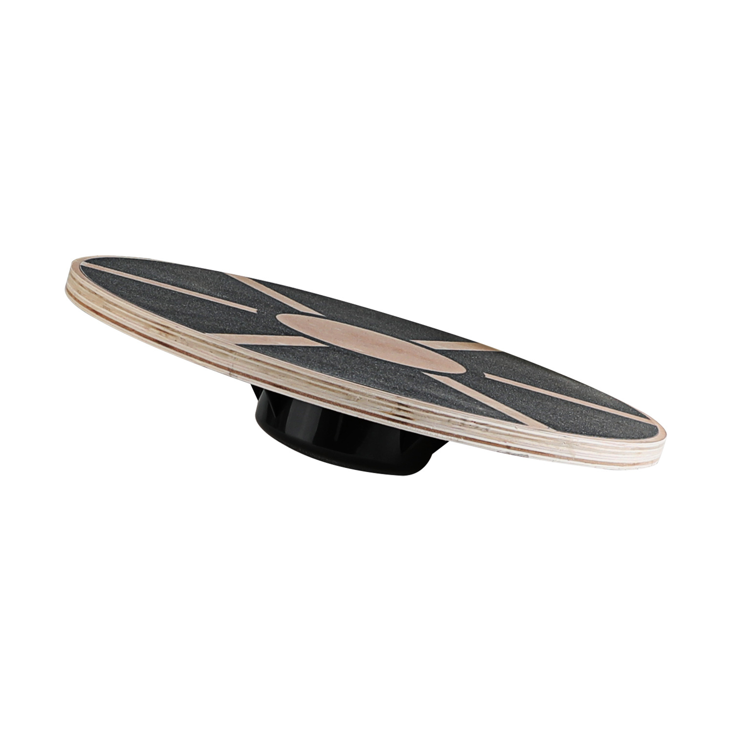 Balance Board Wobble - Prancha de Equilíbrio Redonda de Madeira