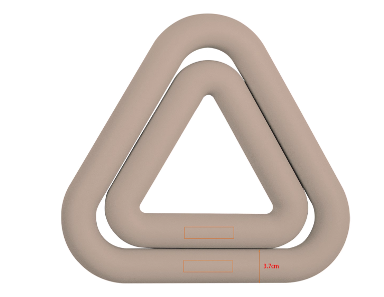 Anel de ferro triangular, supo - Pilates Yoga Ring Exercises avaliação e preço