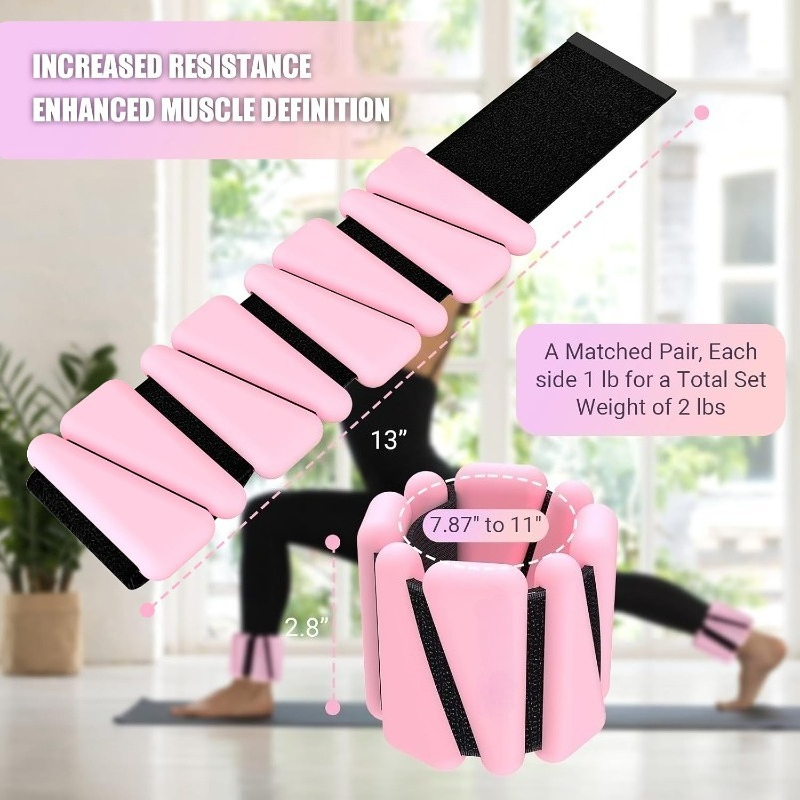 Pesos para Pulso e Tornozelo p - Pilates Yoga Ring Exercises avaliação e preço