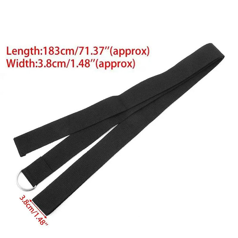 183*3.8cm cinta de yoga algodã - Pilates Yoga Ring Exercises avaliação e preço