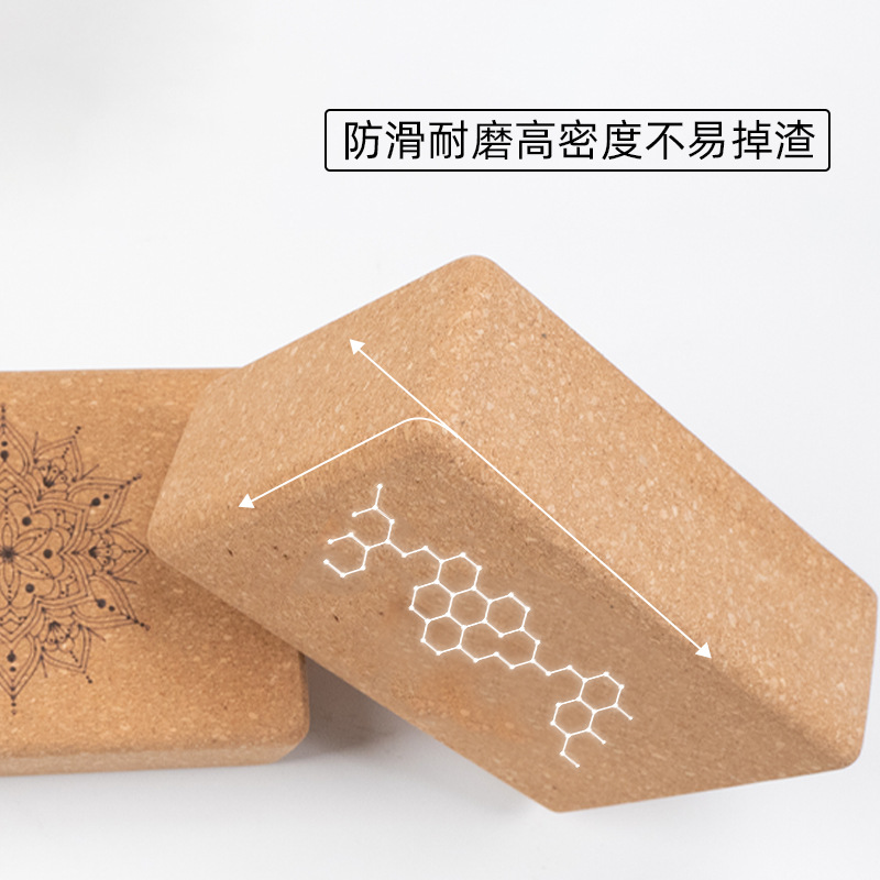 Conjunto de blocos de ioga de  - Yoga Block Cork avaliação e preço