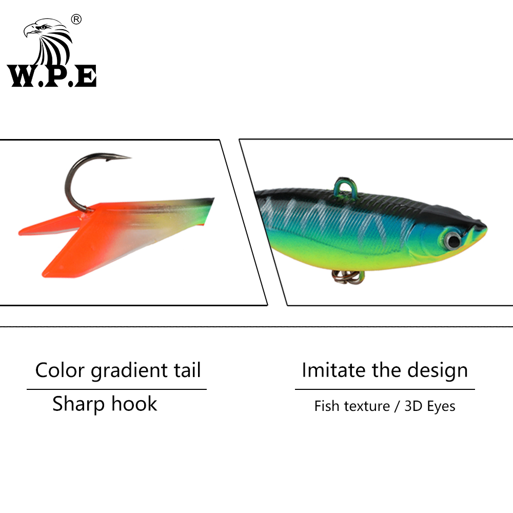 W.P.E Isca de pesca no gelo 1  - Balance Board Wobble avaliação e preço