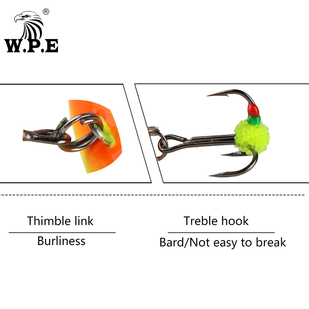 W.P.E Isca de pesca no gelo 1  - Balance Board Wobble avaliação e preço