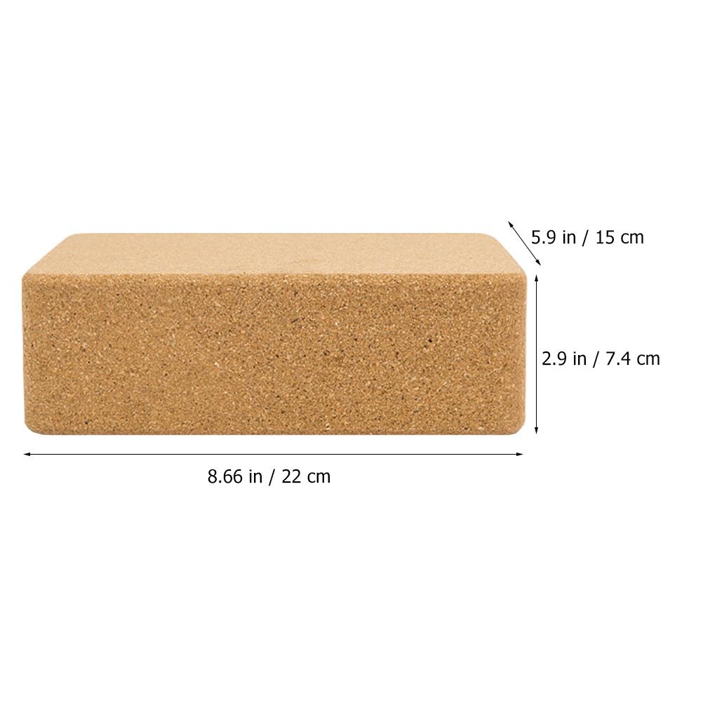 Bloco de yoga de cortiça natur - Yoga Block Cork avaliação e preço