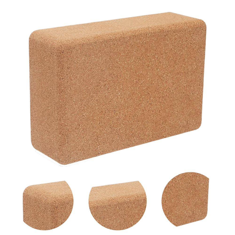 1 Bloco de Cortiça para Yoga,  - Yoga Block Cork avaliação e preço