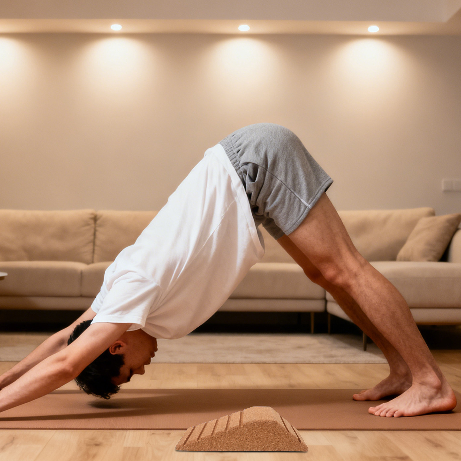 Bloco de Yoga Trapezoidal de C - Yoga Block Cork avaliação e preço