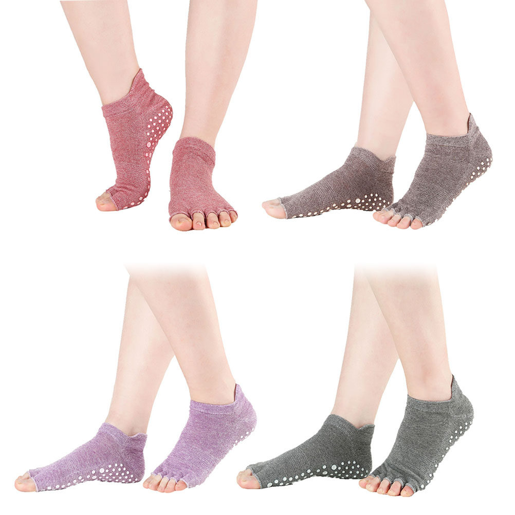 4 Pares de Meias de Yoga Sem D - Yoga Mix Pilates avaliação e preço
