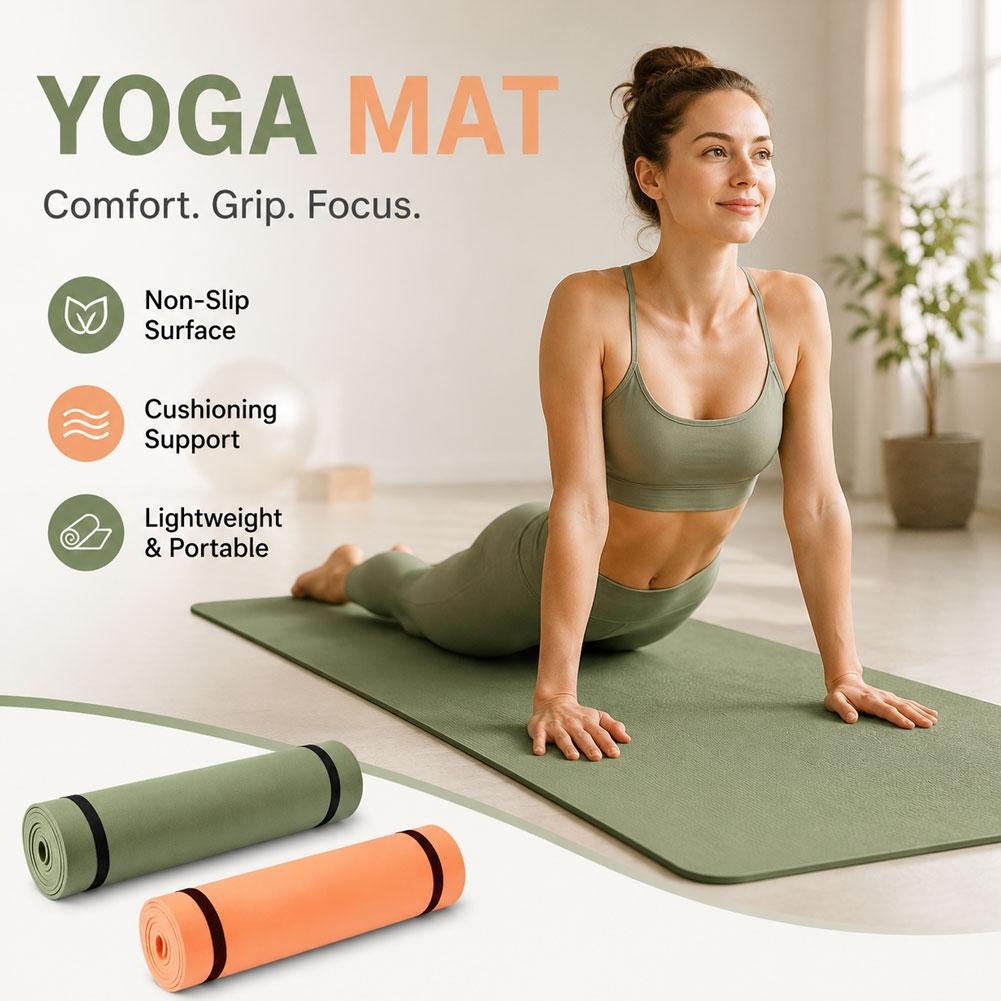 Tapete de Yoga e Pilates Antid - Mat Pilates Yoga avaliação e preço